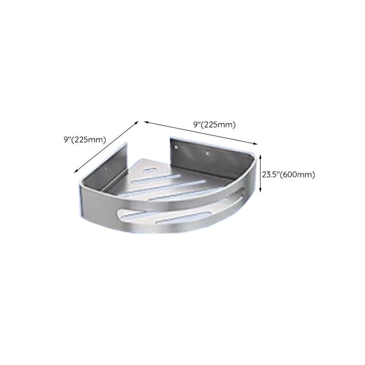 BowLift | Contemporary bathroom accessory set made of aluminum with towel holder/bath shelf