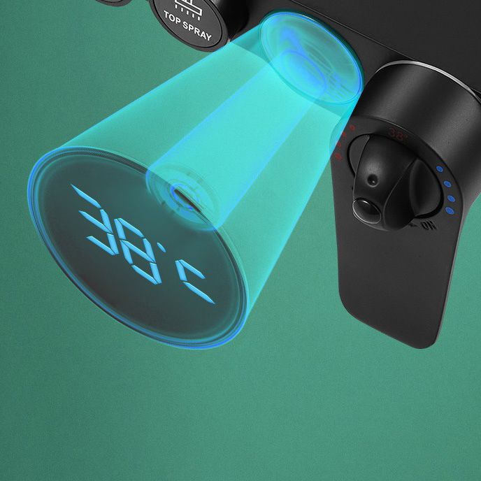 BowLift | Modern adjustable water flow shower faucet shower hose shower system on the wall