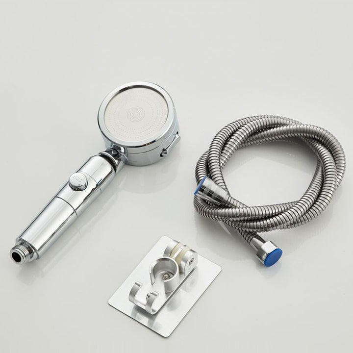 BowLift | Contemporary 3 Jet Shower Head Adjustable Spray Pattern Rotatable Handheld Shower