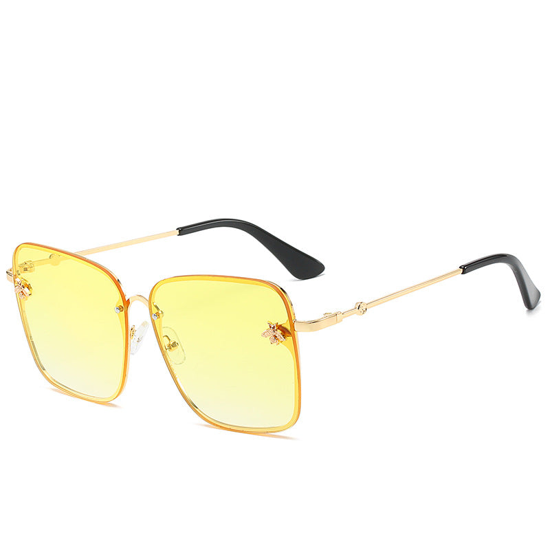 Luxury Oversized Geometric Frame Sunglasses Bowlift