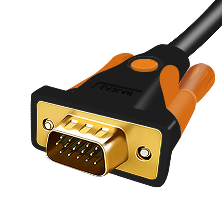 High-performance VGA cable with gold-plated connectors for optimized signal transmission Bowlift