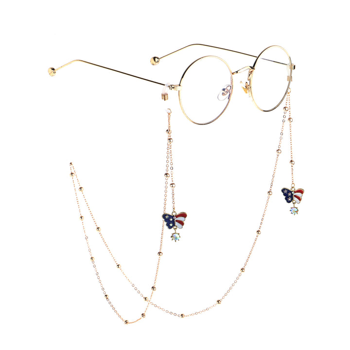 Decorative Butterfly Eyewear Chain Bowlift