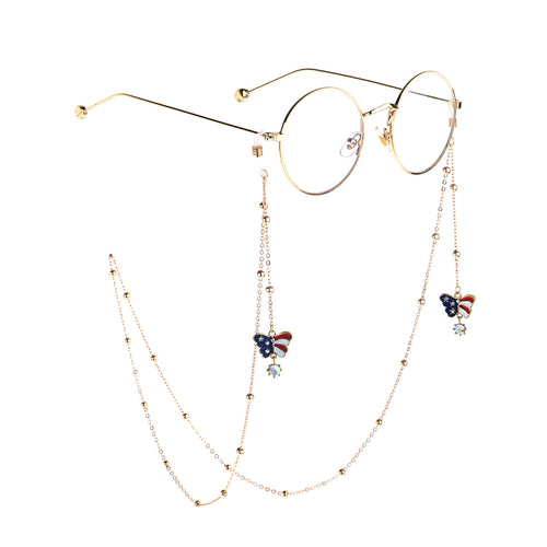 Decorative Butterfly Eyewear Chain Bowlift