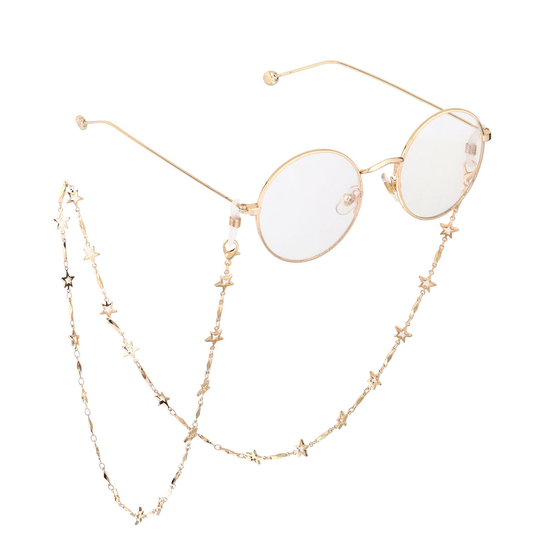 Star-Decorated Eyewear Chain Bowlift