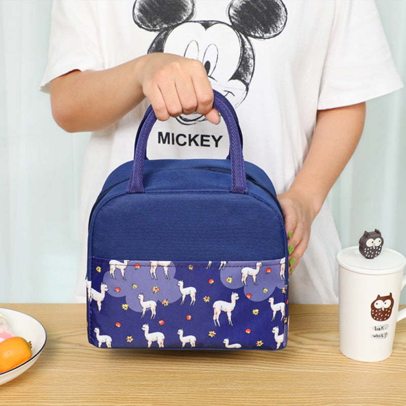 Insulated Marine-Themed Lunch Bag