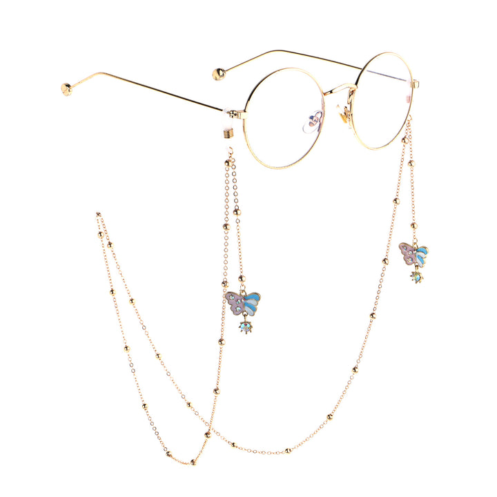 Decorative Butterfly Eyewear Chain Bowlift