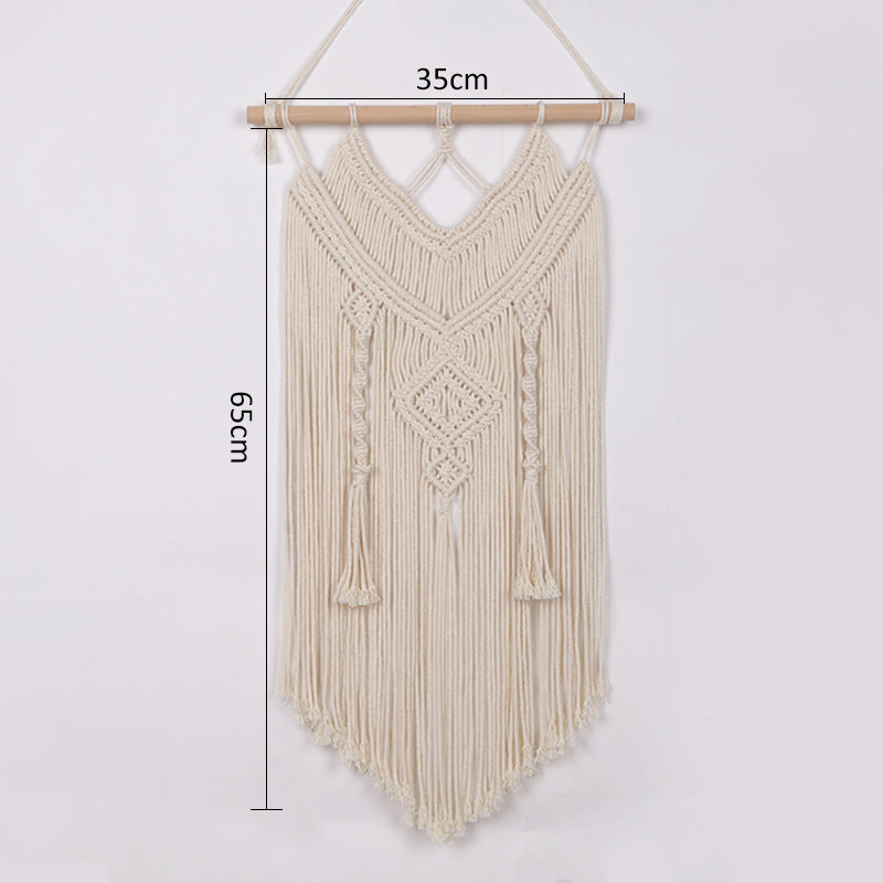 Hand-knotted wall hanging Bowlift