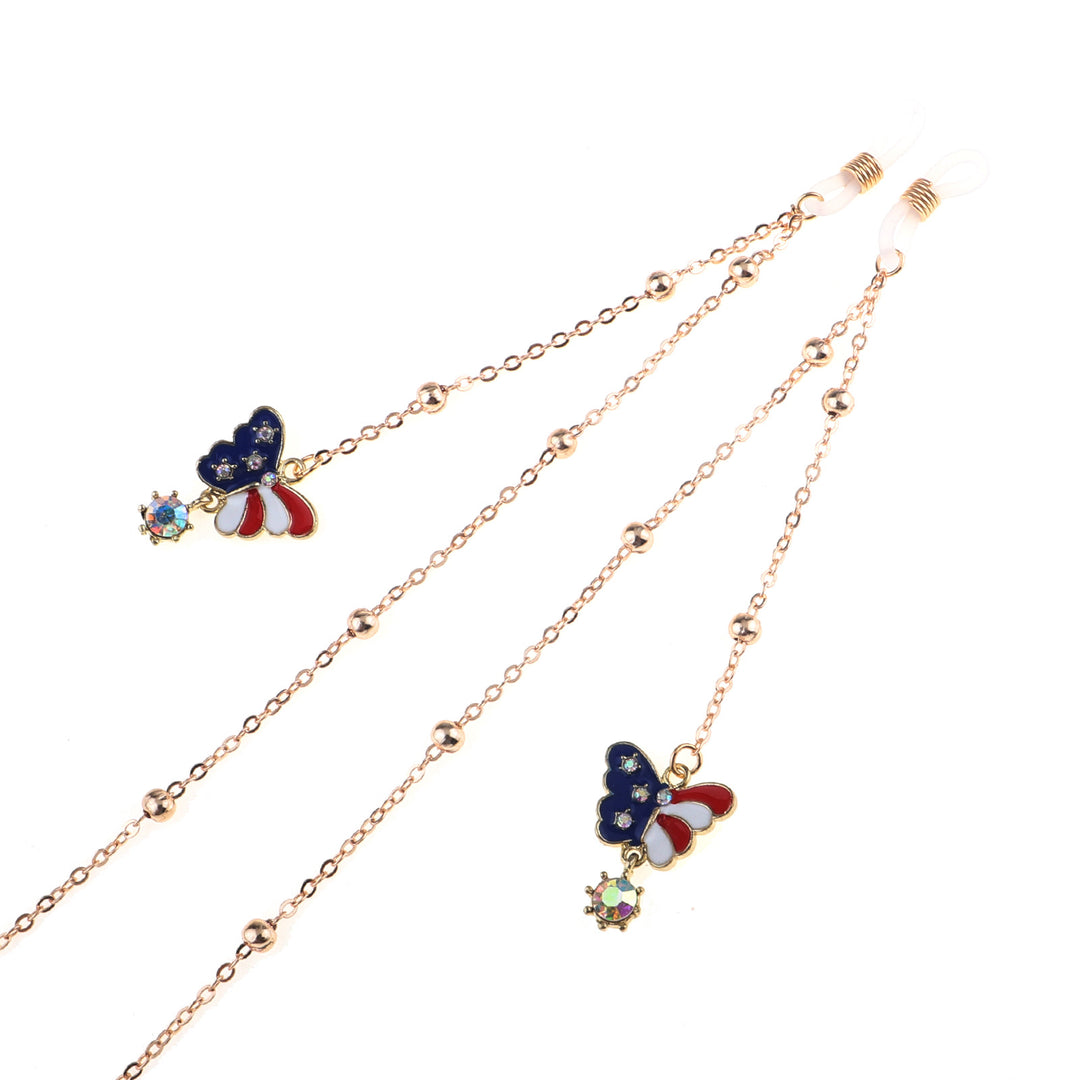 Decorative Butterfly Eyewear Chain Bowlift