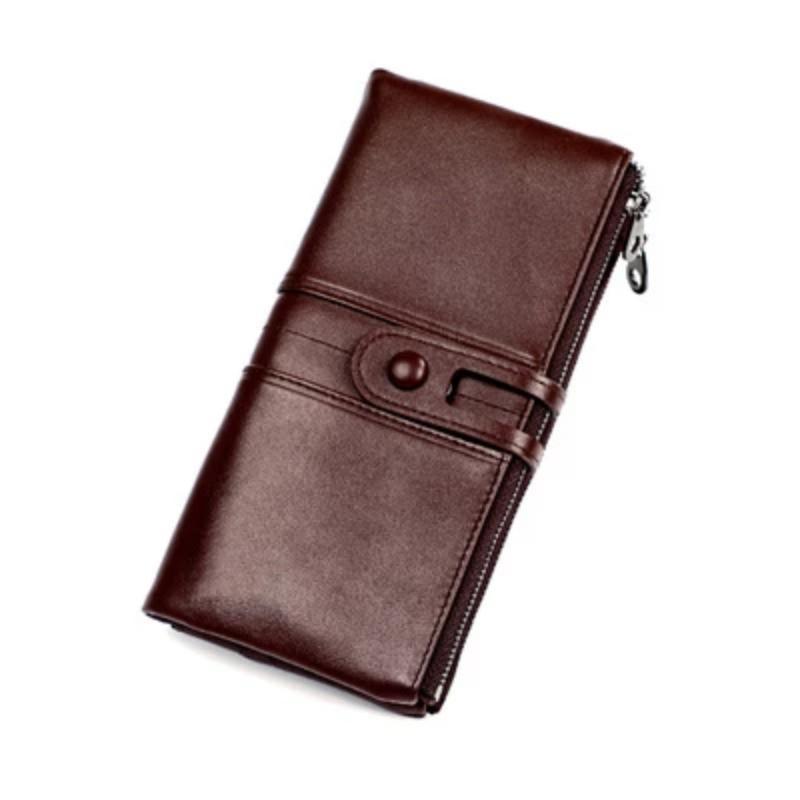 Long wallet made of genuine leather | Bowlift