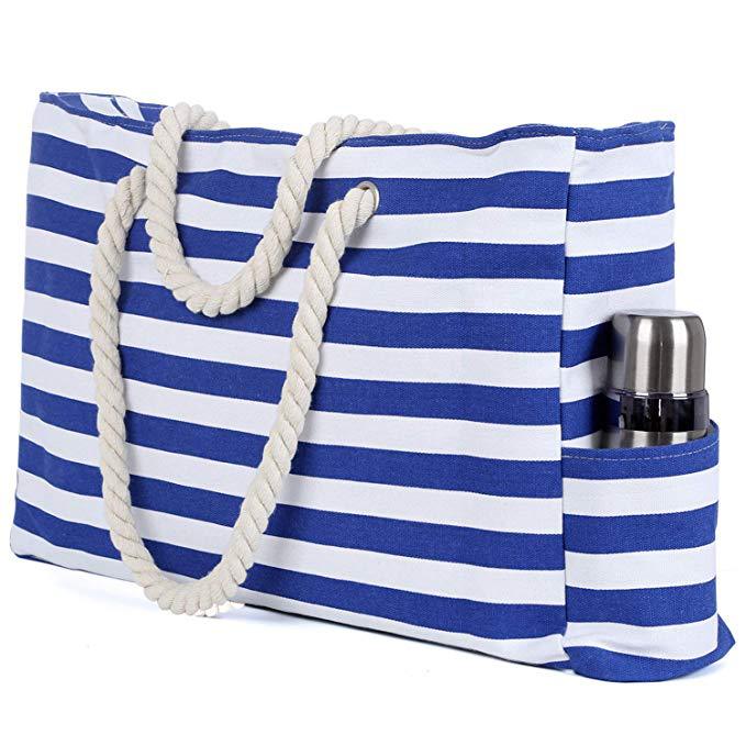 Durable beach bag with extra large storage space and practical side pockets Bowlift