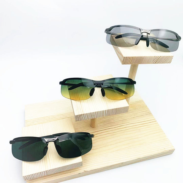 Men's sporty sunglasses with polarized lenses and flexible frame Bowlift