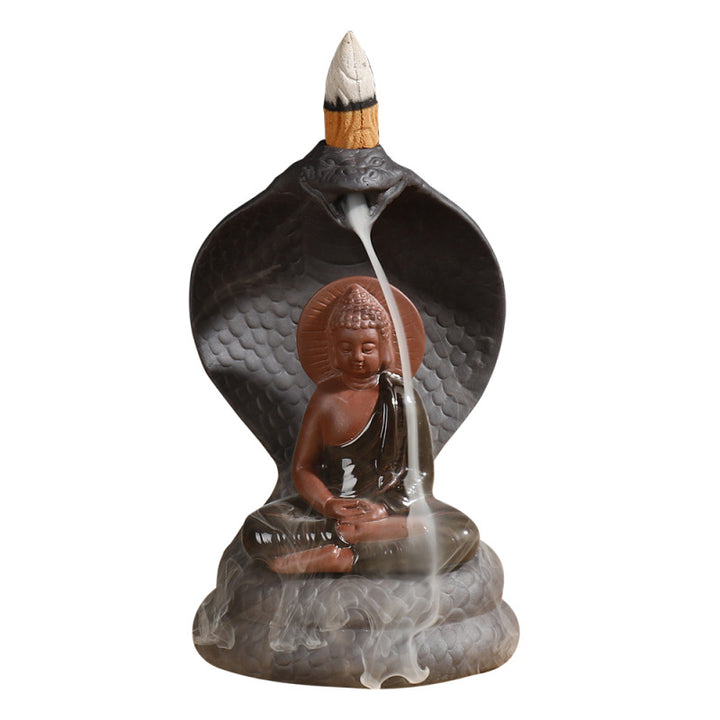 Serene Buddha-Themed Incense Holder