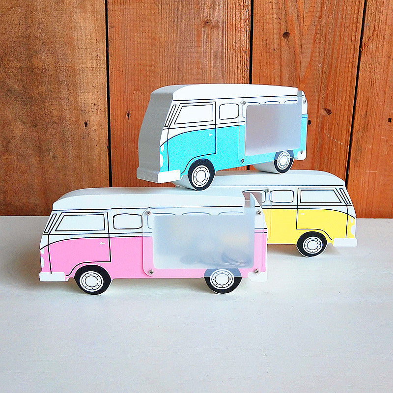 Vintage Bus-Shape Piggy Bank