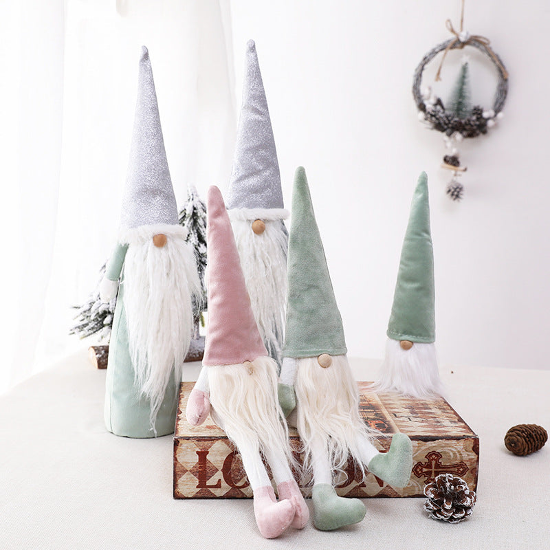 Whimsical Plush Gnome Figurine
