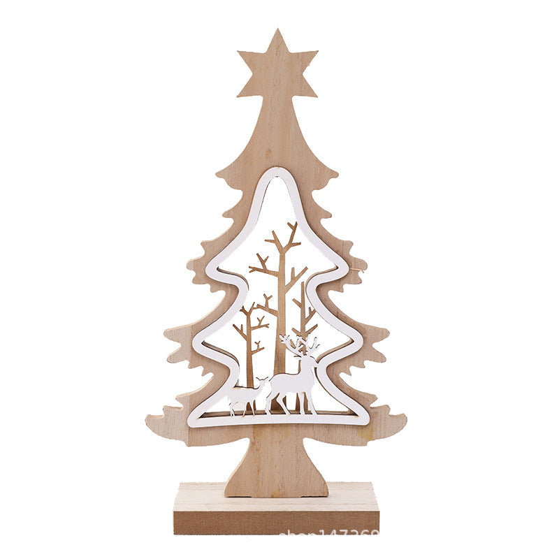 Decorative Wooden Christmas Tree Decoration