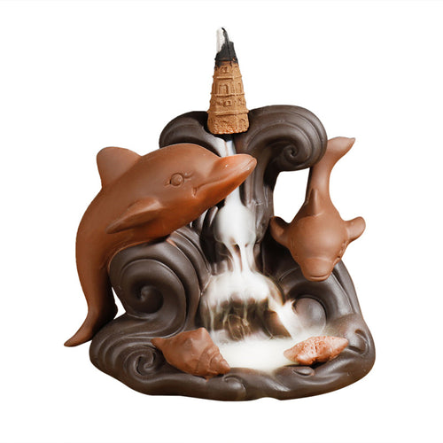 Dolphin Theme Aromatic Incense Holder