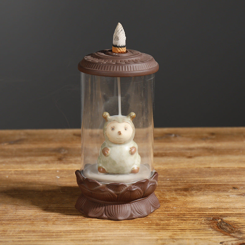 Artistic Buddha-Themed Incense Holder