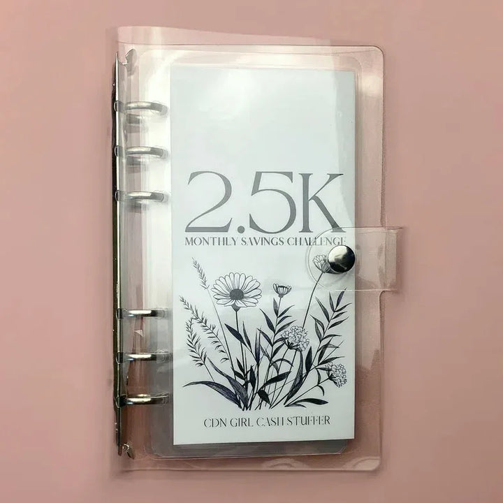 12-Month Envelopes Money-Saving Challenge Binder | Bowlift