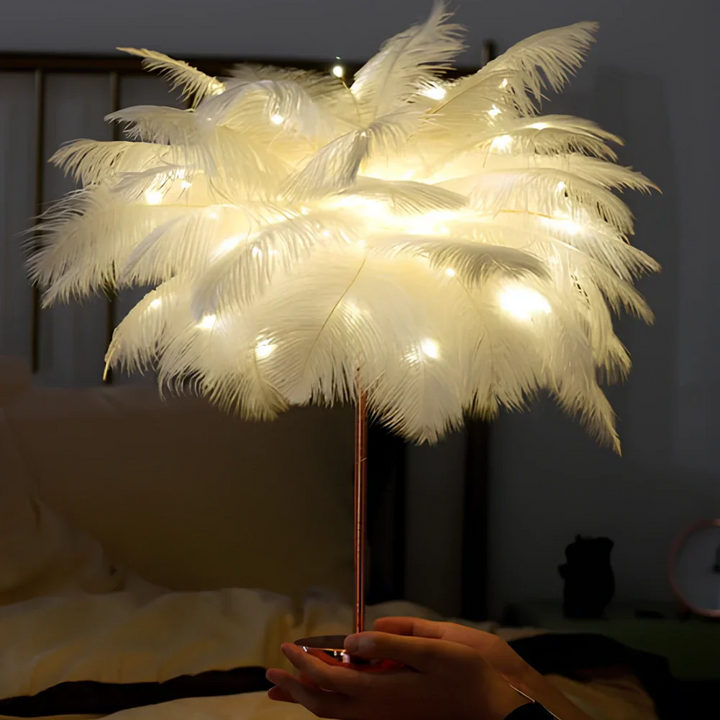 BowLift | Atmospheric Feather Palm Tree Lamp - LumaPalm