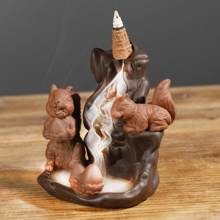 Playful Forest Creatures Incense Burner