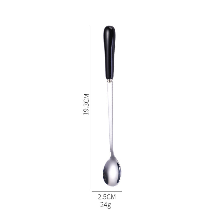 Ergonomic teaspoon with non-slip handle Bowlift