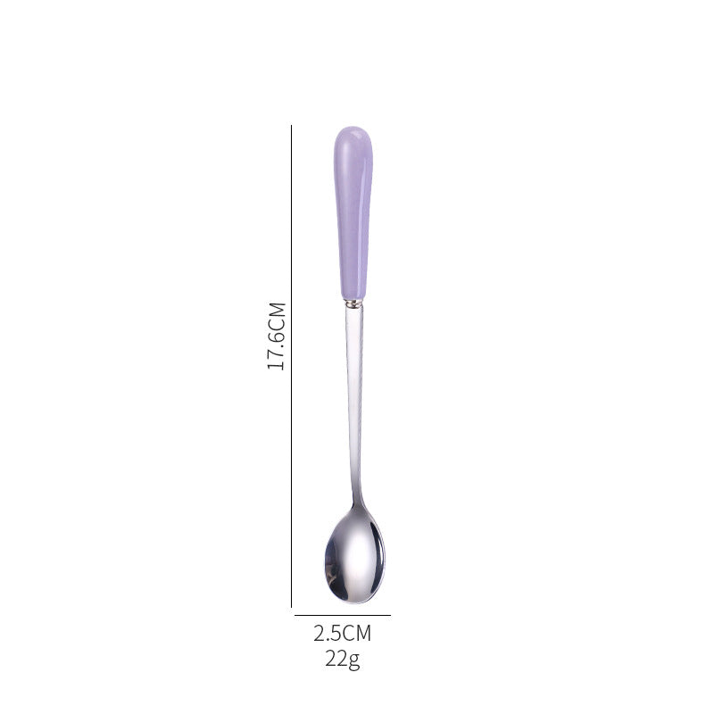 Ergonomic teaspoon with non-slip handle Bowlift
