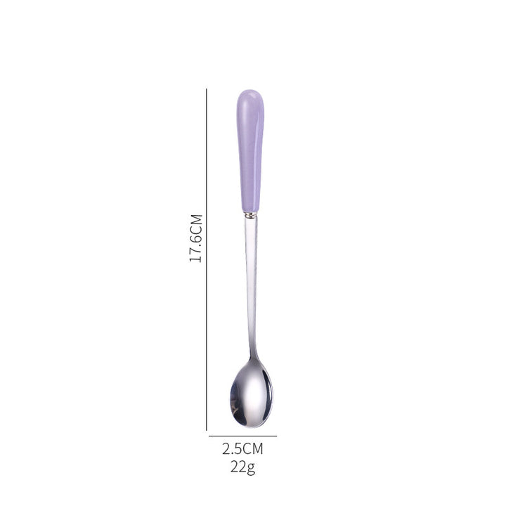 Ergonomic teaspoon with non-slip handle Bowlift