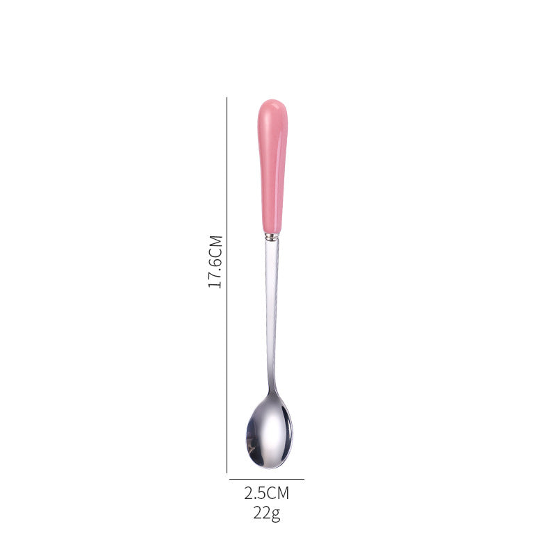 Ergonomic teaspoon with non-slip handle Bowlift