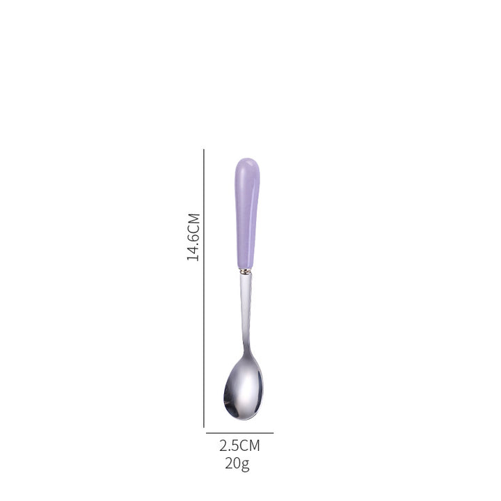 Ergonomic teaspoon with non-slip handle Bowlift