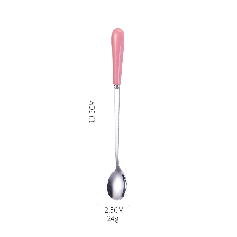 Ergonomic teaspoon with non-slip handle Bowlift