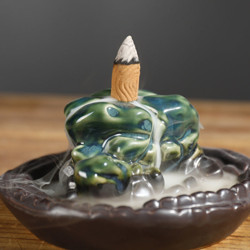 Decorative Mountain Stream Incense Fountain