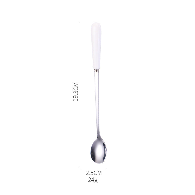 Ergonomic teaspoon with non-slip handle Bowlift
