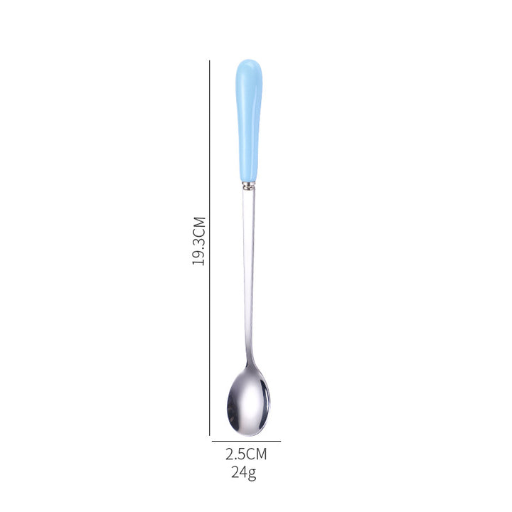 Ergonomic teaspoon with non-slip handle Bowlift