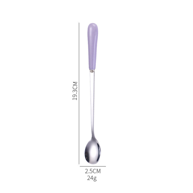 Ergonomic teaspoon with non-slip handle Bowlift