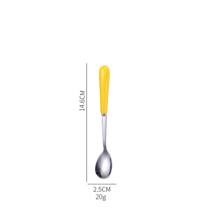 Ergonomic teaspoon with non-slip handle Bowlift