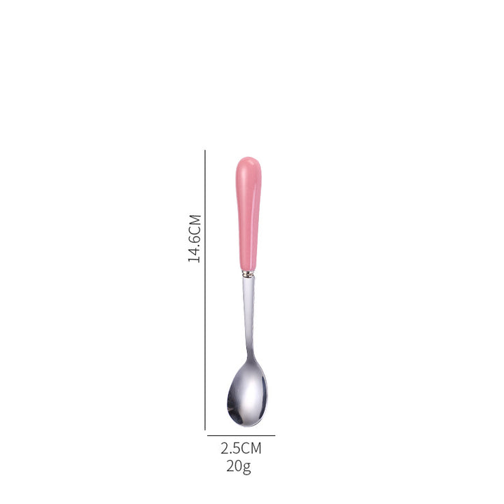 Ergonomic teaspoon with non-slip handle Bowlift