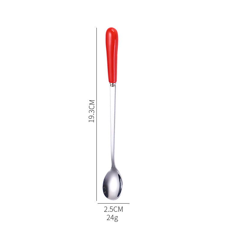 Ergonomic teaspoon with non-slip handle Bowlift