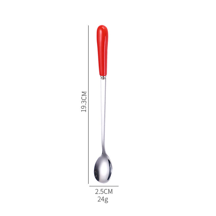 Ergonomic teaspoon with non-slip handle Bowlift