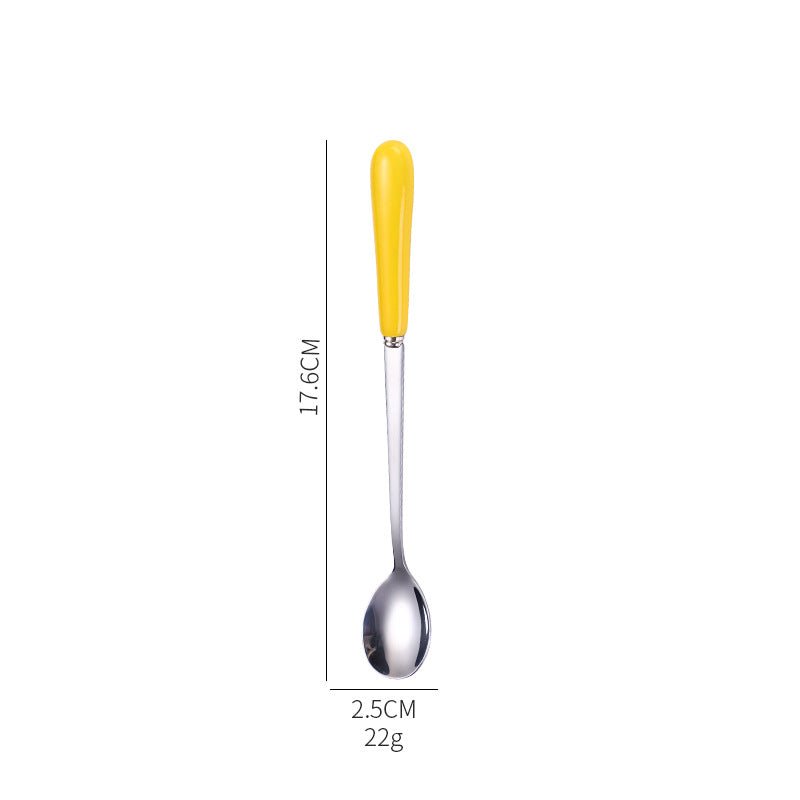 Ergonomic teaspoon with non-slip handle Bowlift