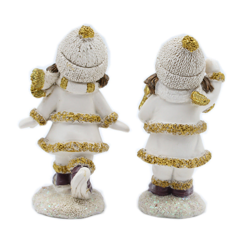 Festive Decorative Christmas Figurine Set