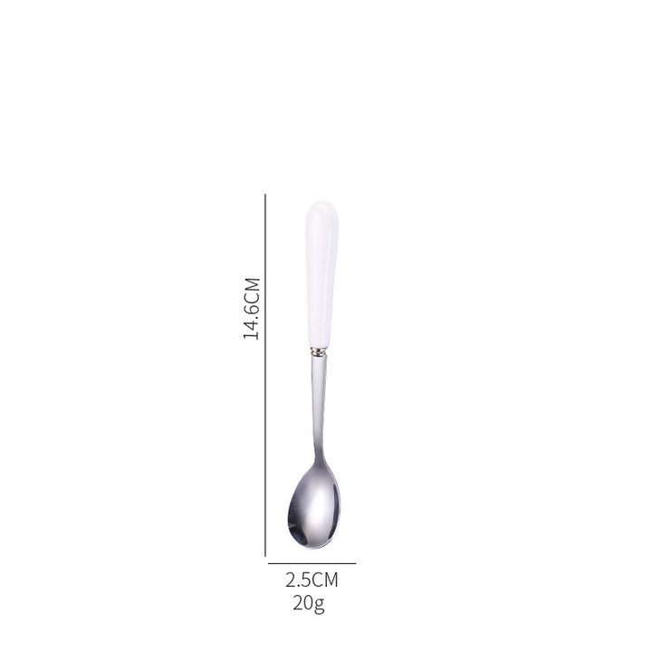 Ergonomic teaspoon with non-slip handle Bowlift