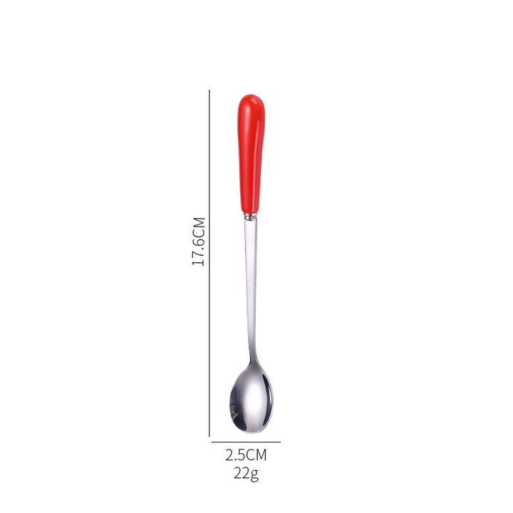 Ergonomic teaspoon with non-slip handle Bowlift