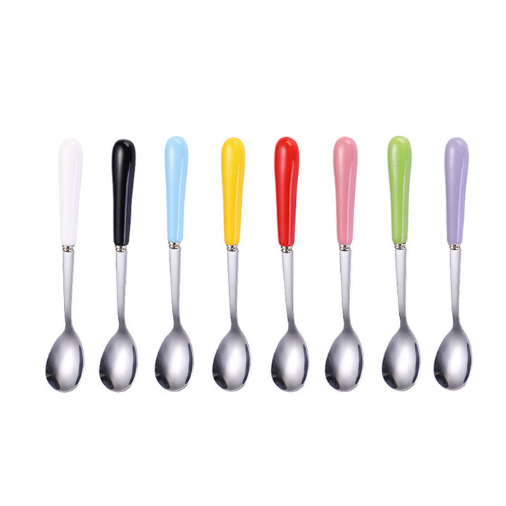 Ergonomic teaspoon with non-slip handle Bowlift