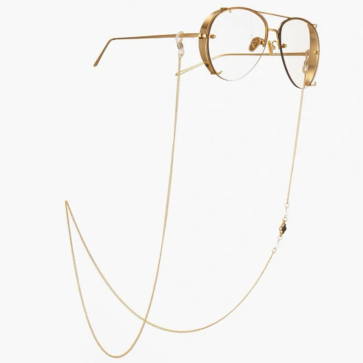 Elegant Layered Eyewear Chain Bowlift