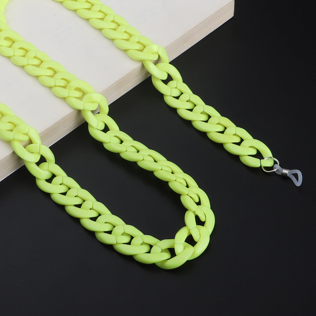 Colorful Oversized Acrylic Eyewear Chain Bowlift