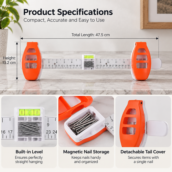 BowLift | 3-in-1 Picture Hanging & Leveling Tool