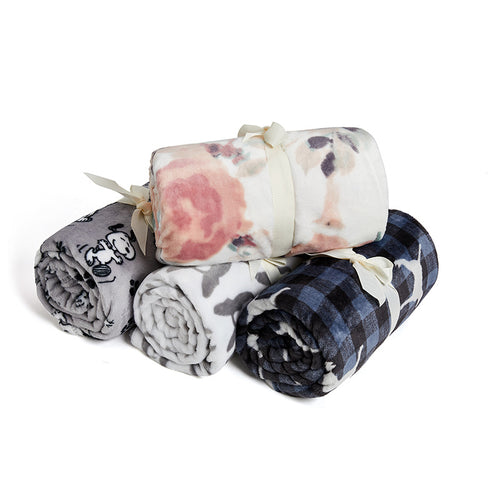 Oversized Fleece Throw Blanket