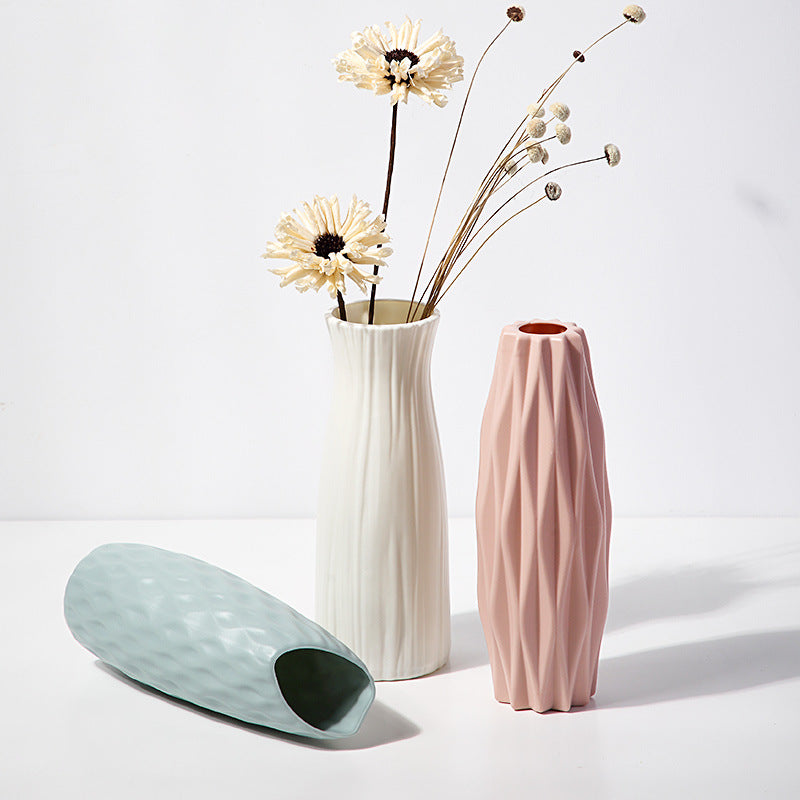 Textured Geometric Decorative Vase Bowlift