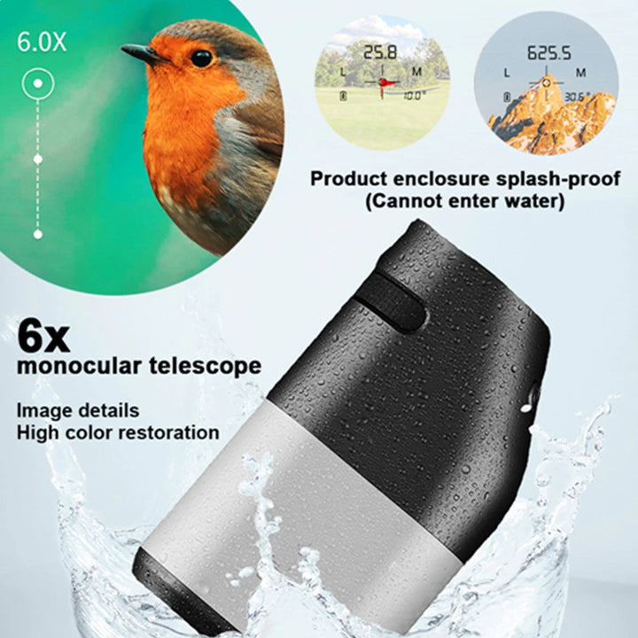 BowLift | Monocular Pro Vision  Laser Rangefinder Telescope