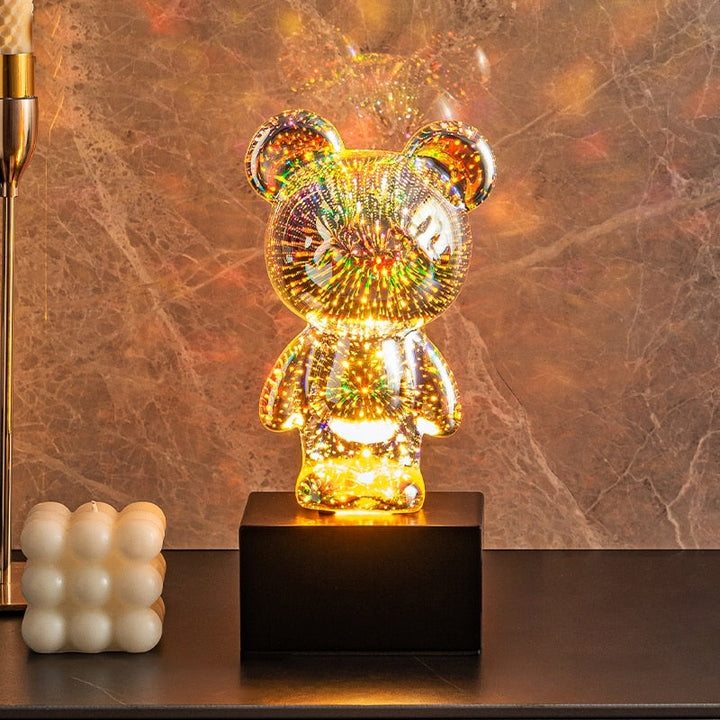 BowLift | LED Bear Fireworks Night Lamp